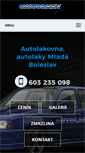 Mobile Screenshot of machautolaky.cz